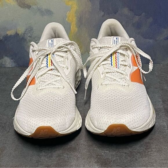 New Balance Fresh Foam Arishi V4 Sea Salt/Gulf Red Women's Sneakers Size 7.5B - Picture 4 of 16
